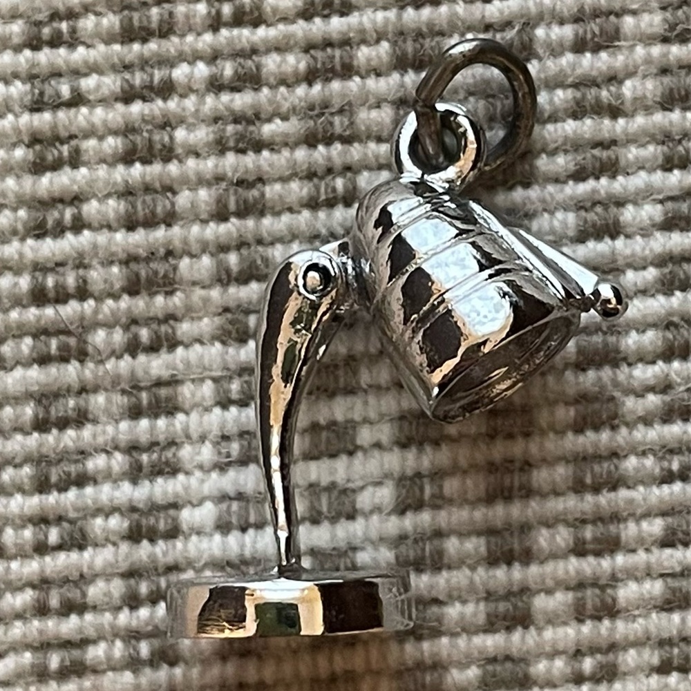 Silver Candle Snuffer Charm